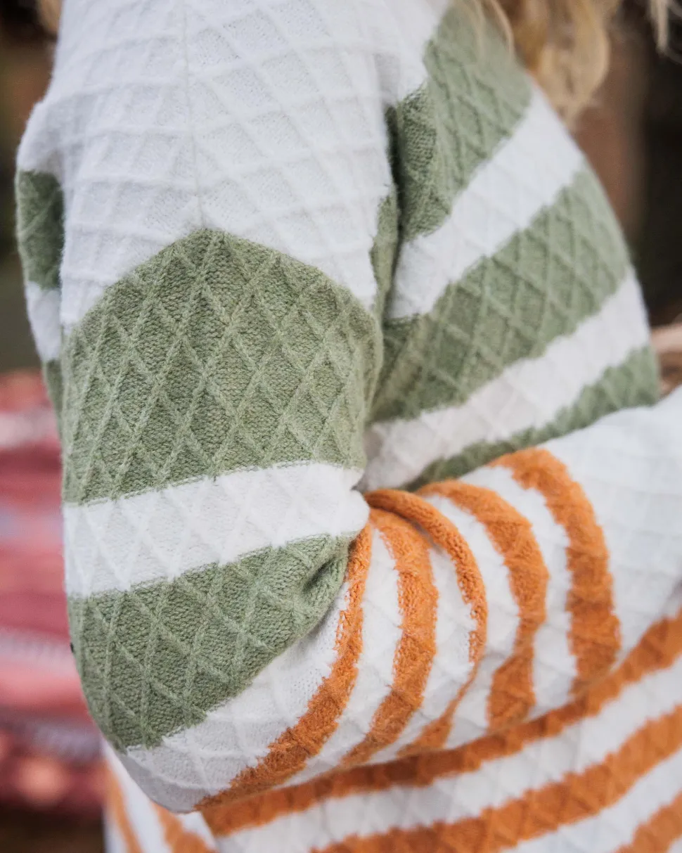 Cheap Passenger Ramble Recycled Knitted Jumper Off White