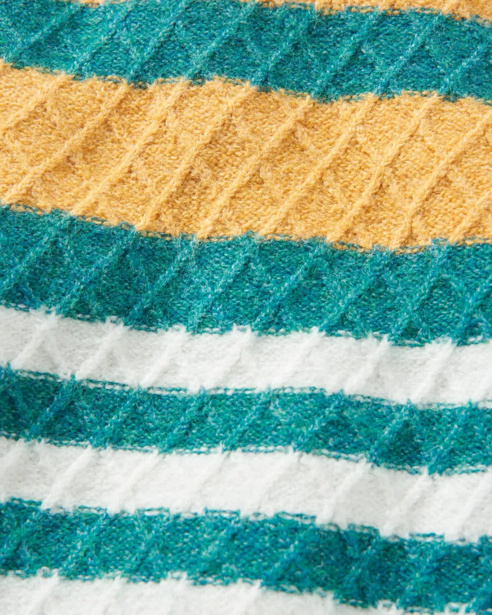 Sale Passenger Ramble Recycled Knitted Jumper Mediterranean