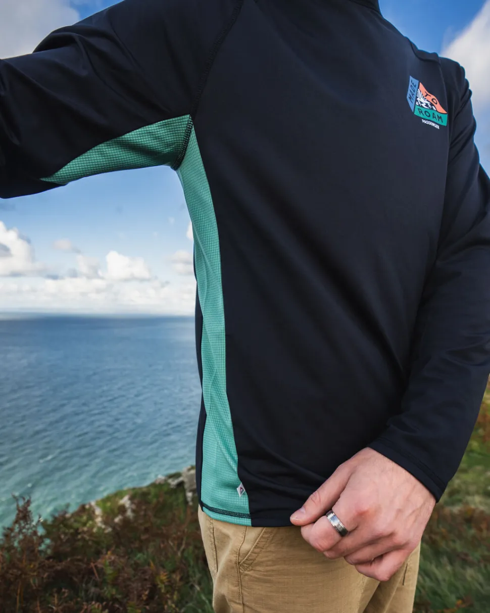 Shop Passenger Range Recycled Active LS T-shirt Black