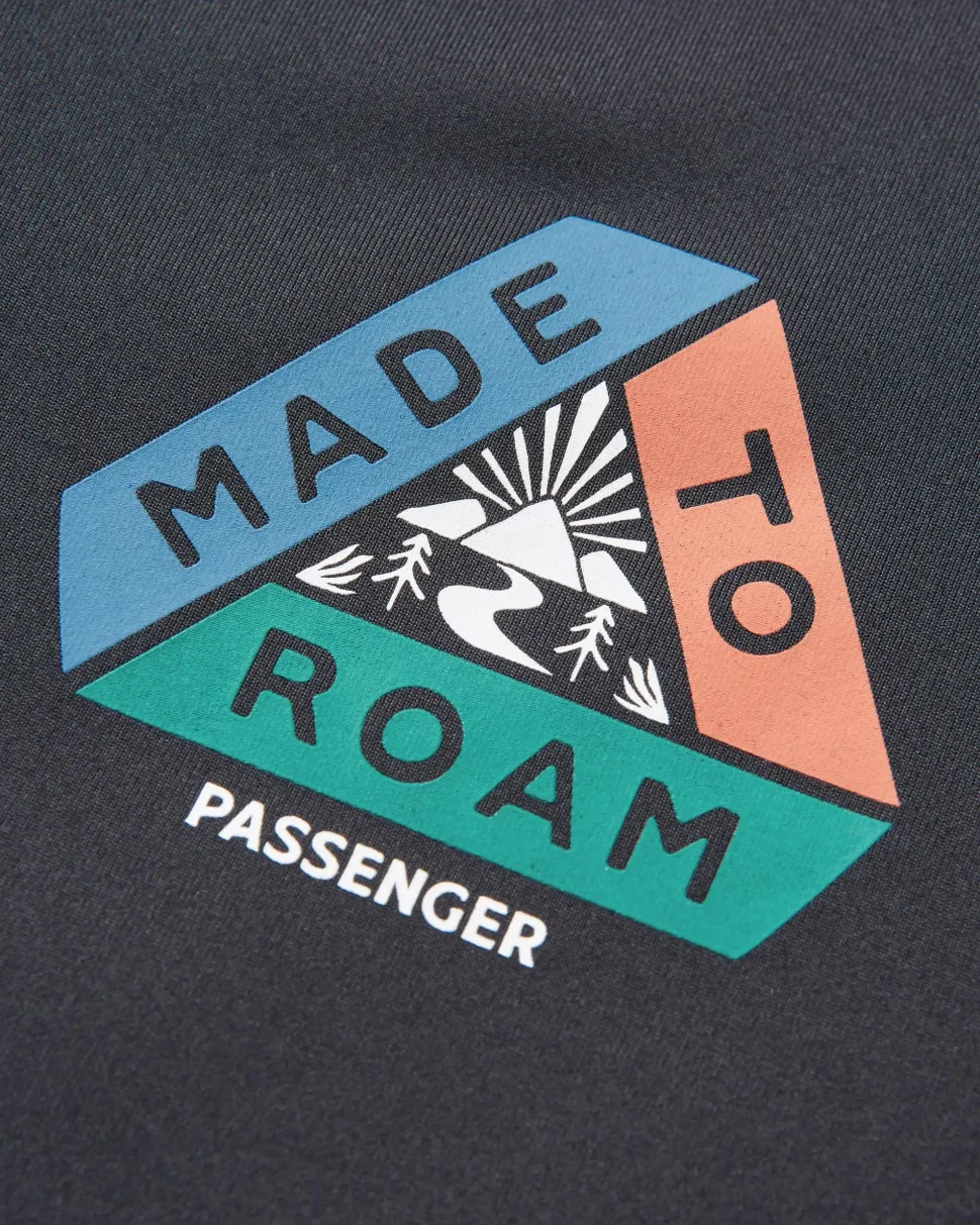 Shop Passenger Range Recycled Active LS T-shirt Black