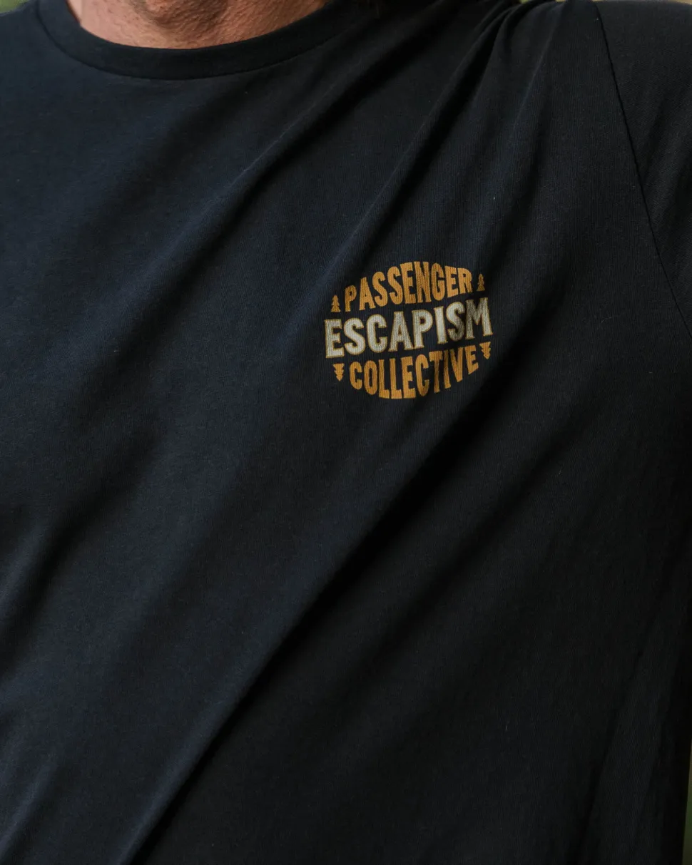 Outlet Passenger Reconnect Recycled Cotton T-Shirt Black