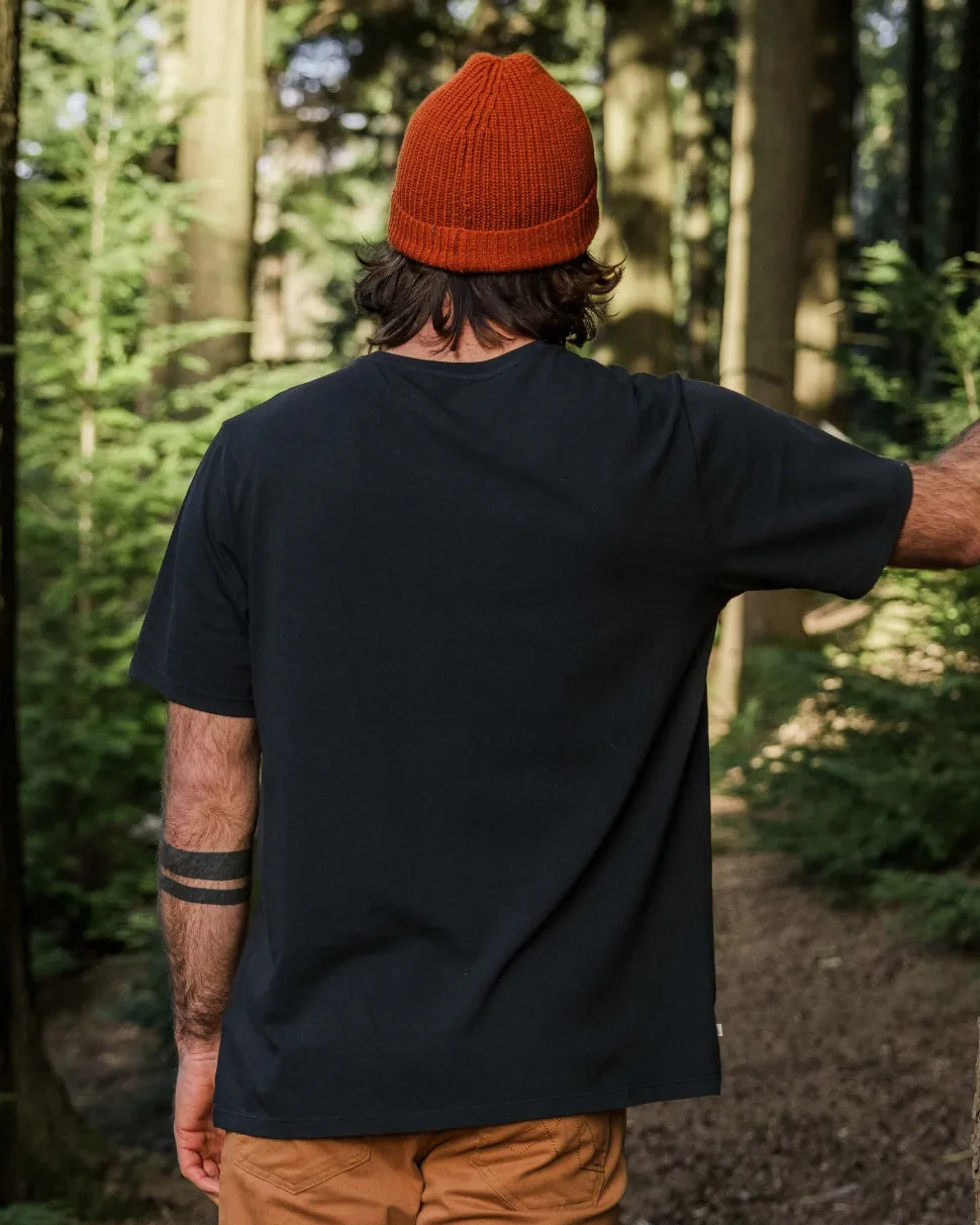 Outlet Passenger Reconnect Recycled Cotton T-Shirt Black