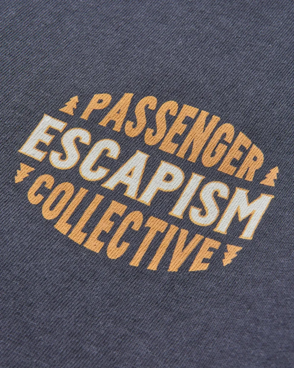 Outlet Passenger Reconnect Recycled Cotton T-Shirt Black