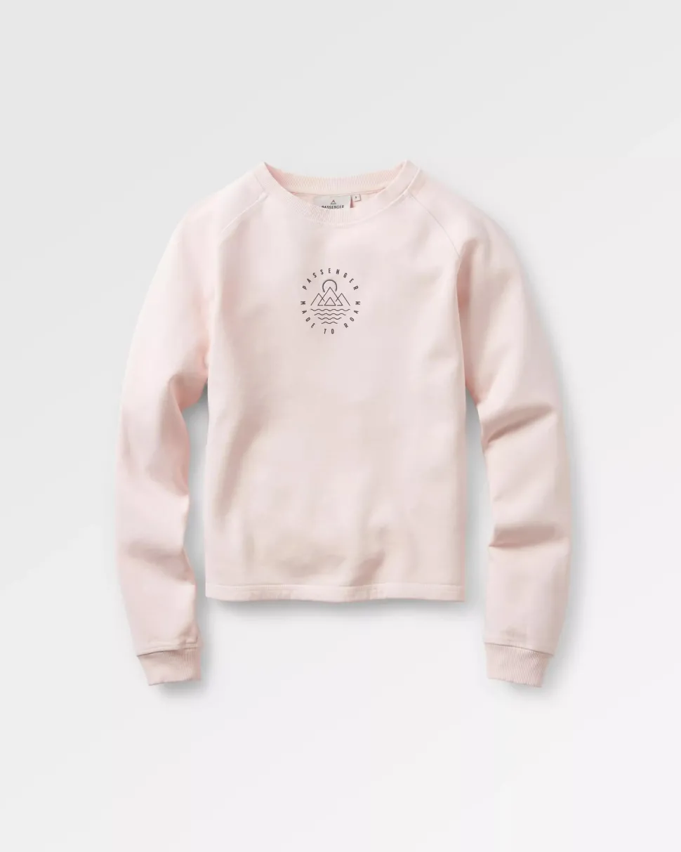 Best Passenger Remote Recycled Cotton Sweatshirt Barely Pink