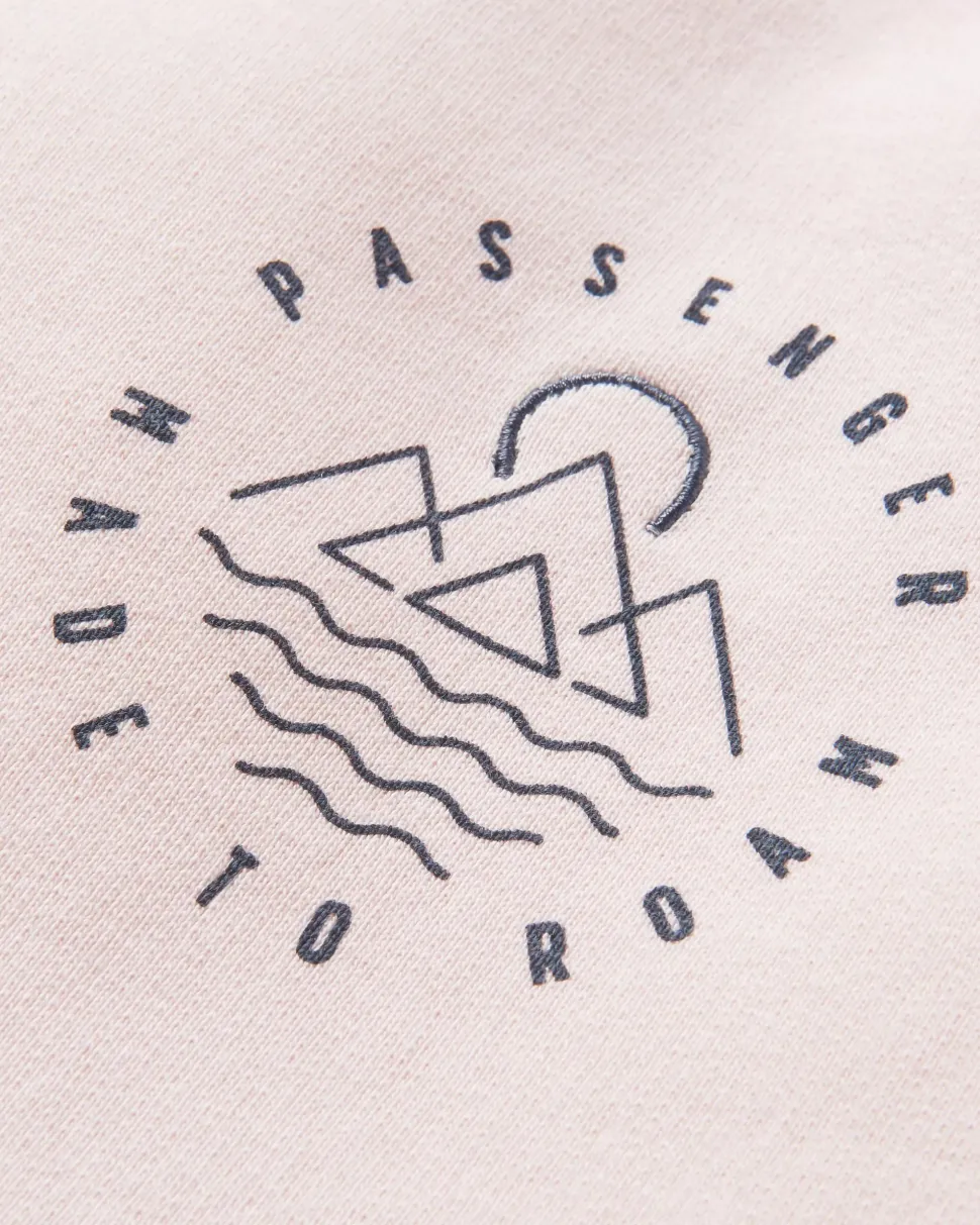 Best Passenger Remote Recycled Cotton Sweatshirt Barely Pink