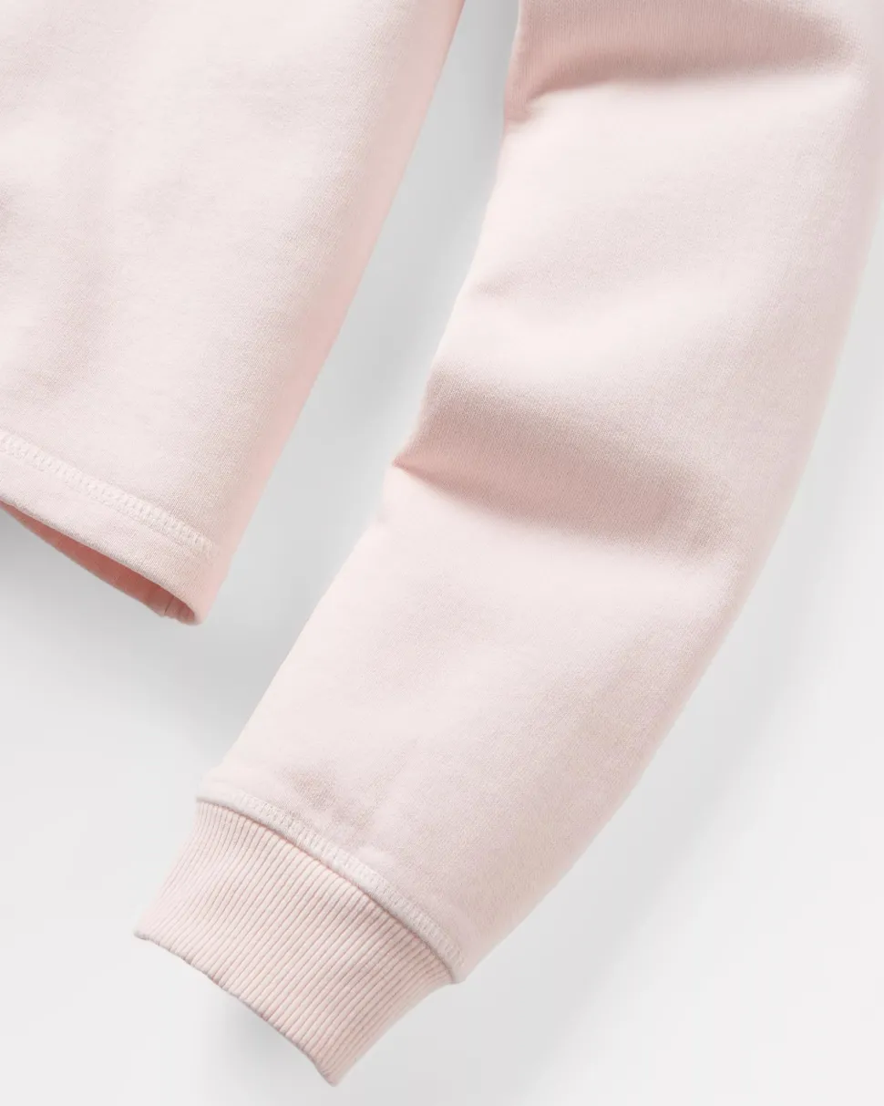 Best Passenger Remote Recycled Cotton Sweatshirt Barely Pink