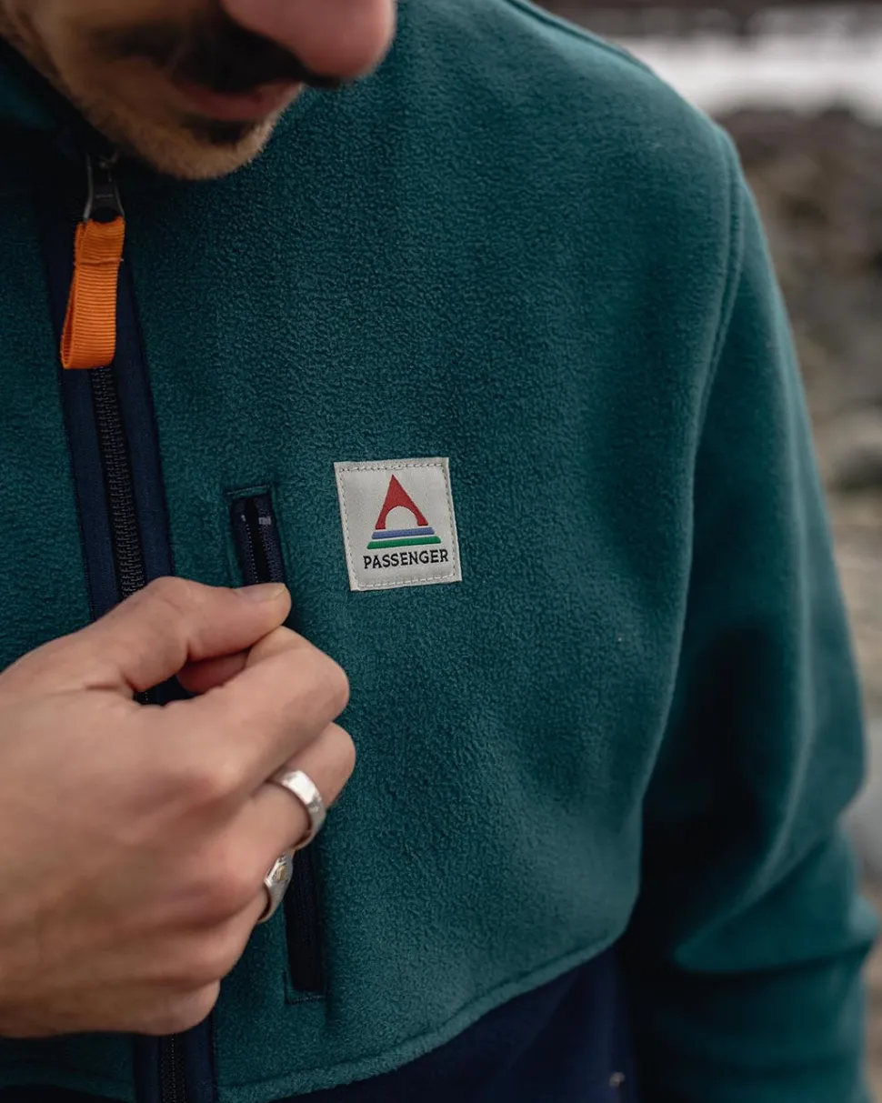 Fashion Passenger Ridge Full Zip Recycled Polar Fleece Mediterranean/Deep Navy