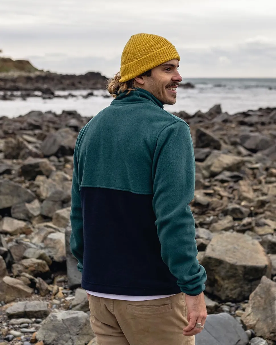 Fashion Passenger Ridge Full Zip Recycled Polar Fleece Mediterranean/Deep Navy