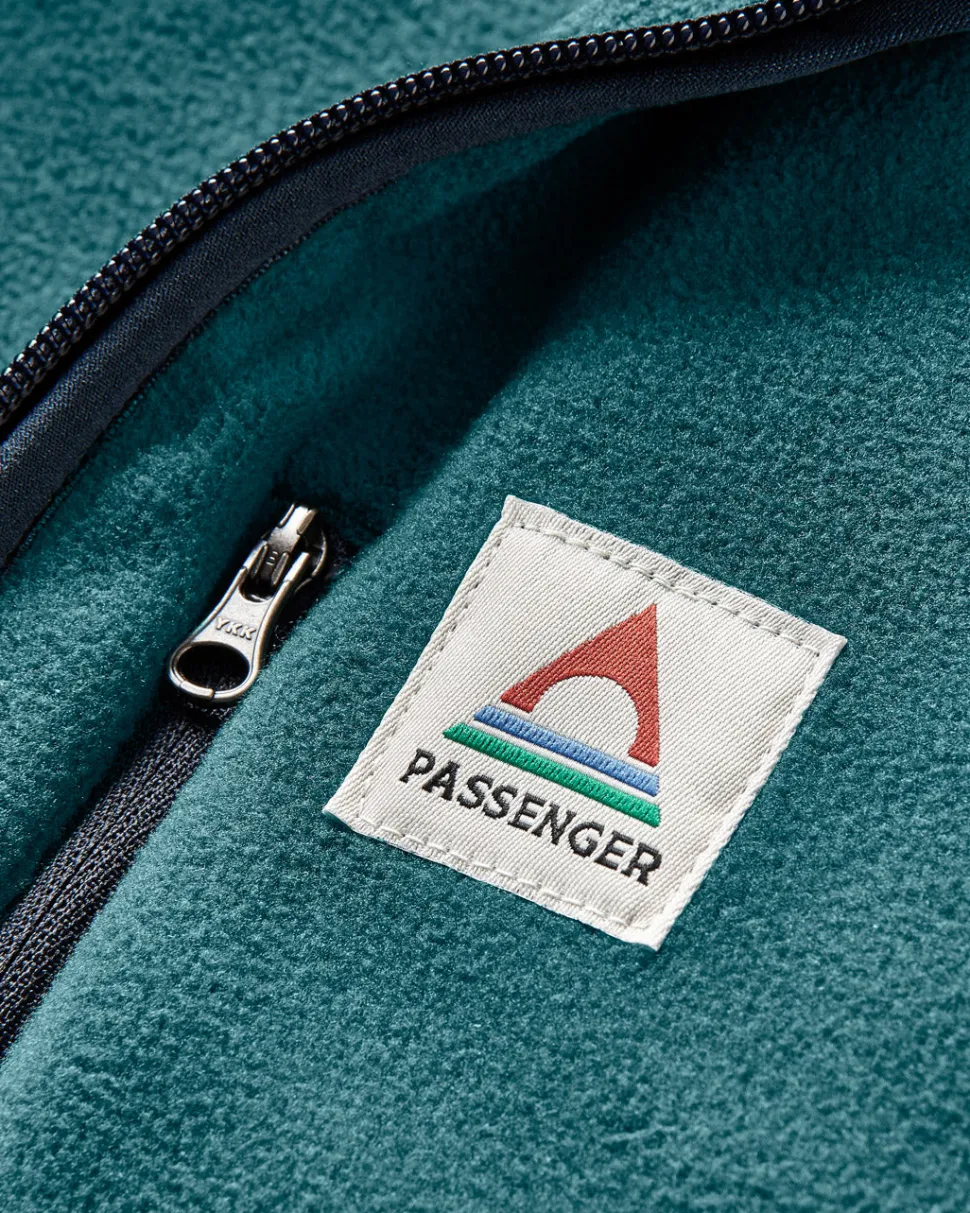 Fashion Passenger Ridge Full Zip Recycled Polar Fleece Mediterranean/Deep Navy