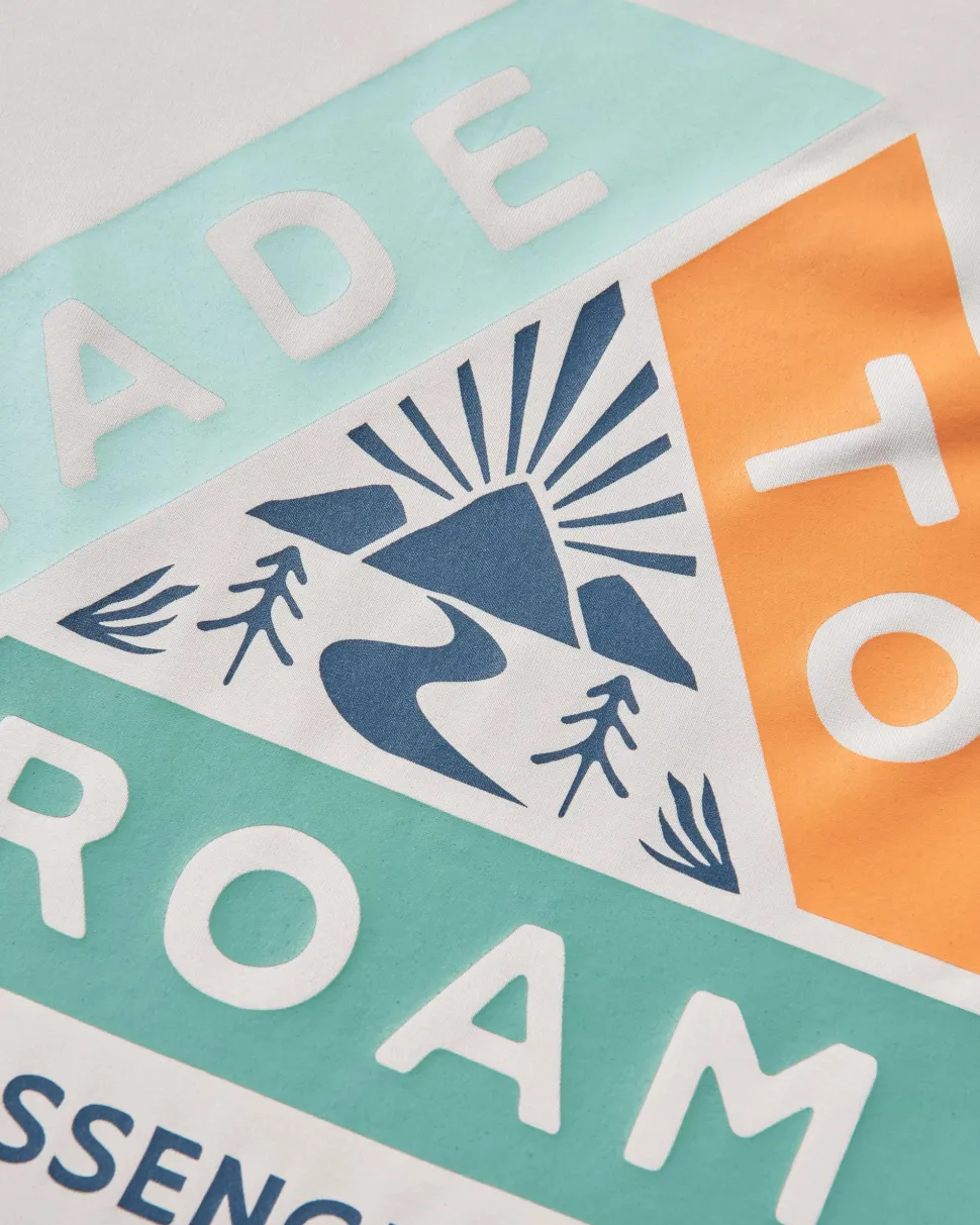 Online Passenger River Recycled Active LS T-Shirt Corsair/ Vintage White