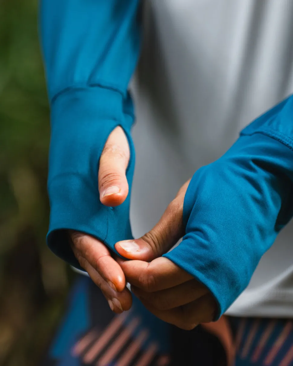 Online Passenger River Recycled Active LS T-Shirt Corsair/ Vintage White