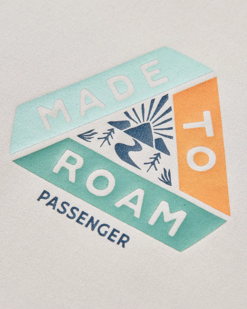 Online Passenger River Recycled Active LS T-Shirt Corsair/ Vintage White