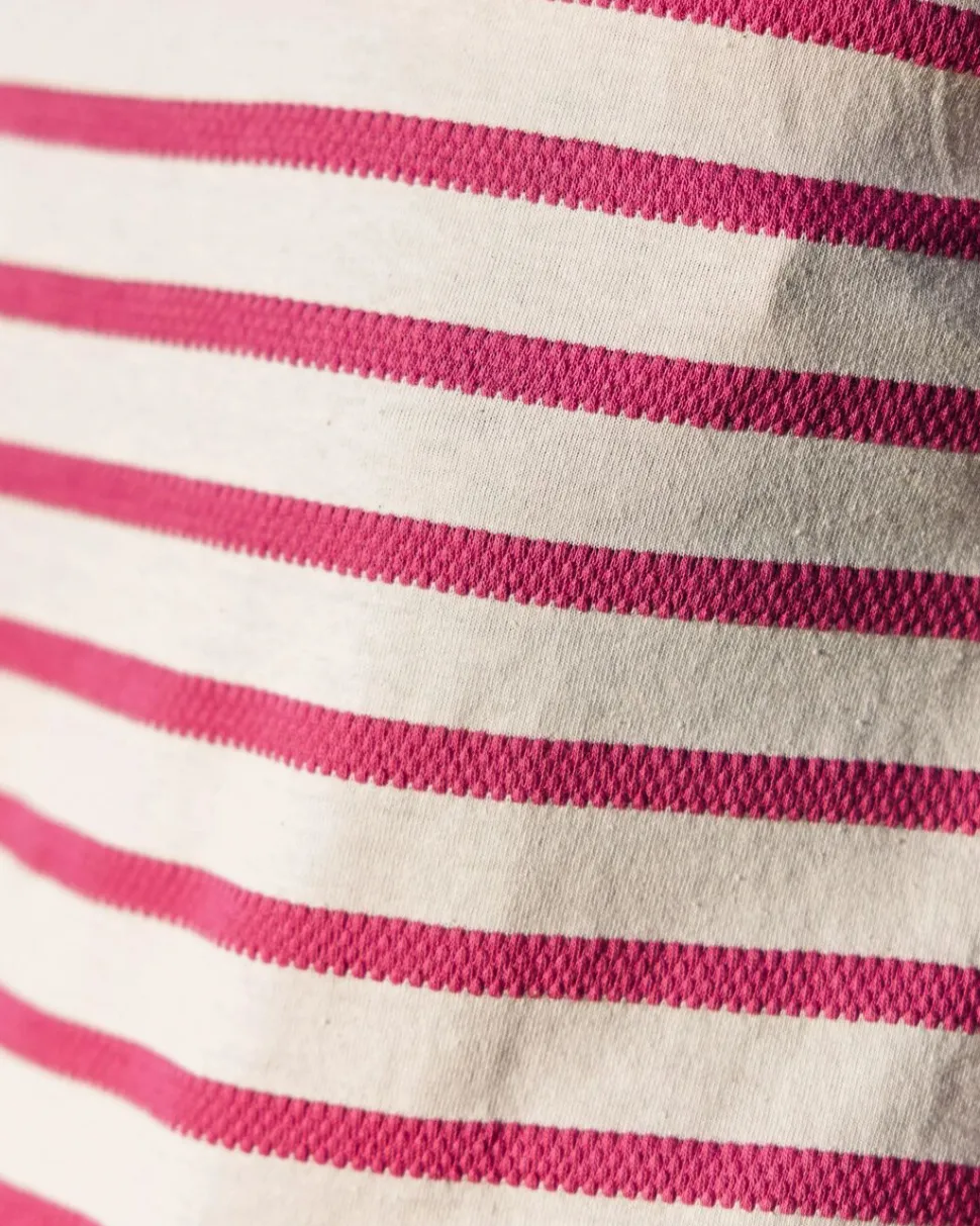 Cheap Passenger Sage Stripe Vest Fuchsia