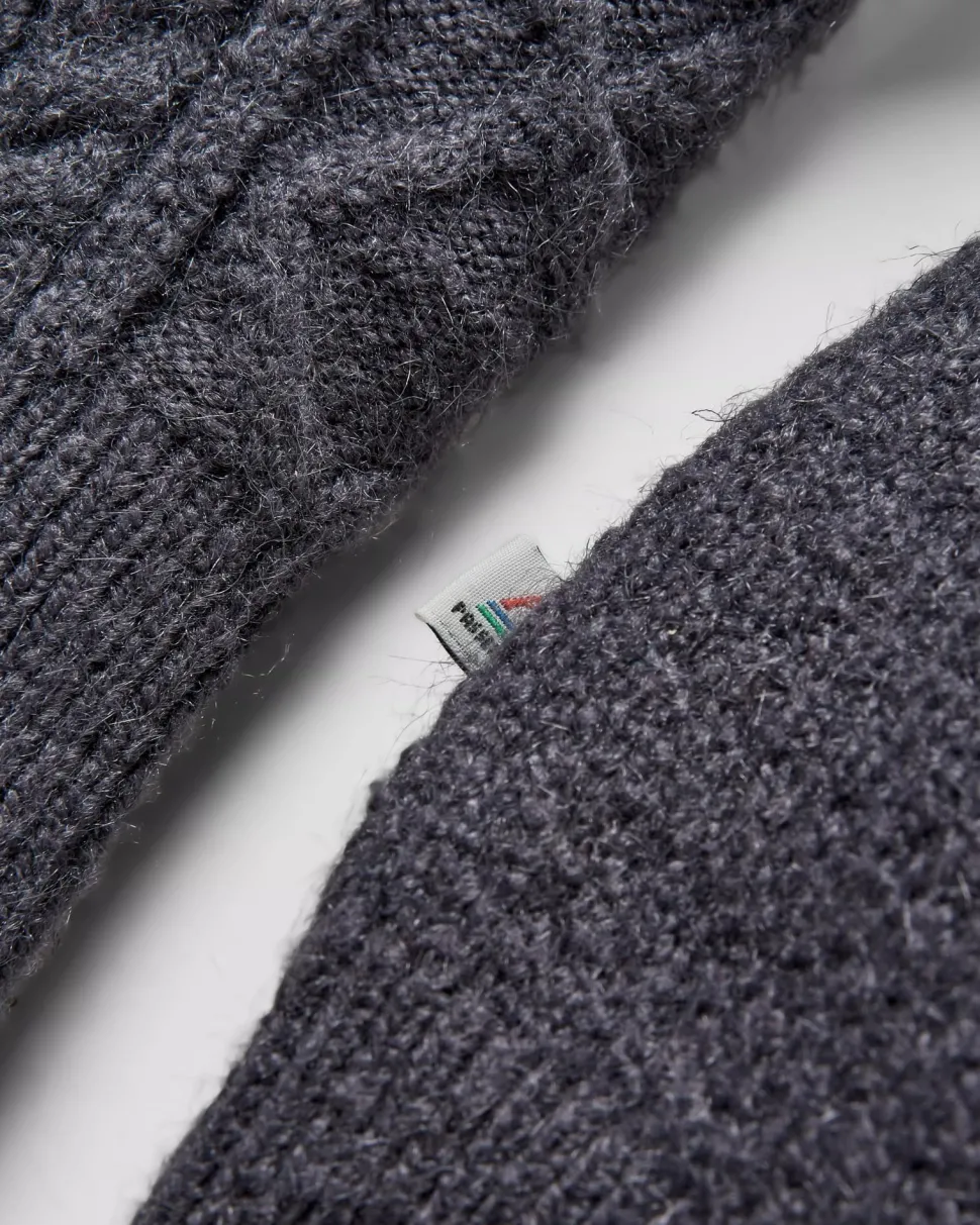 Flash Sale Passenger Sandbar Cable Knitted Jumper Charcoal