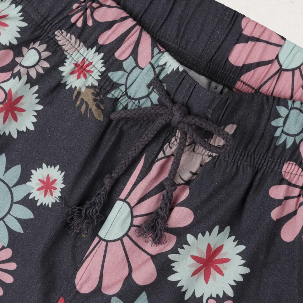 Cheap Passenger Santosa Shorts Black Flower Burst