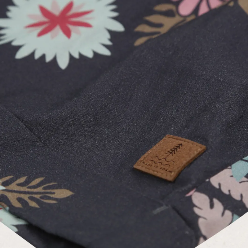 Cheap Passenger Santosa Shorts Black Flower Burst