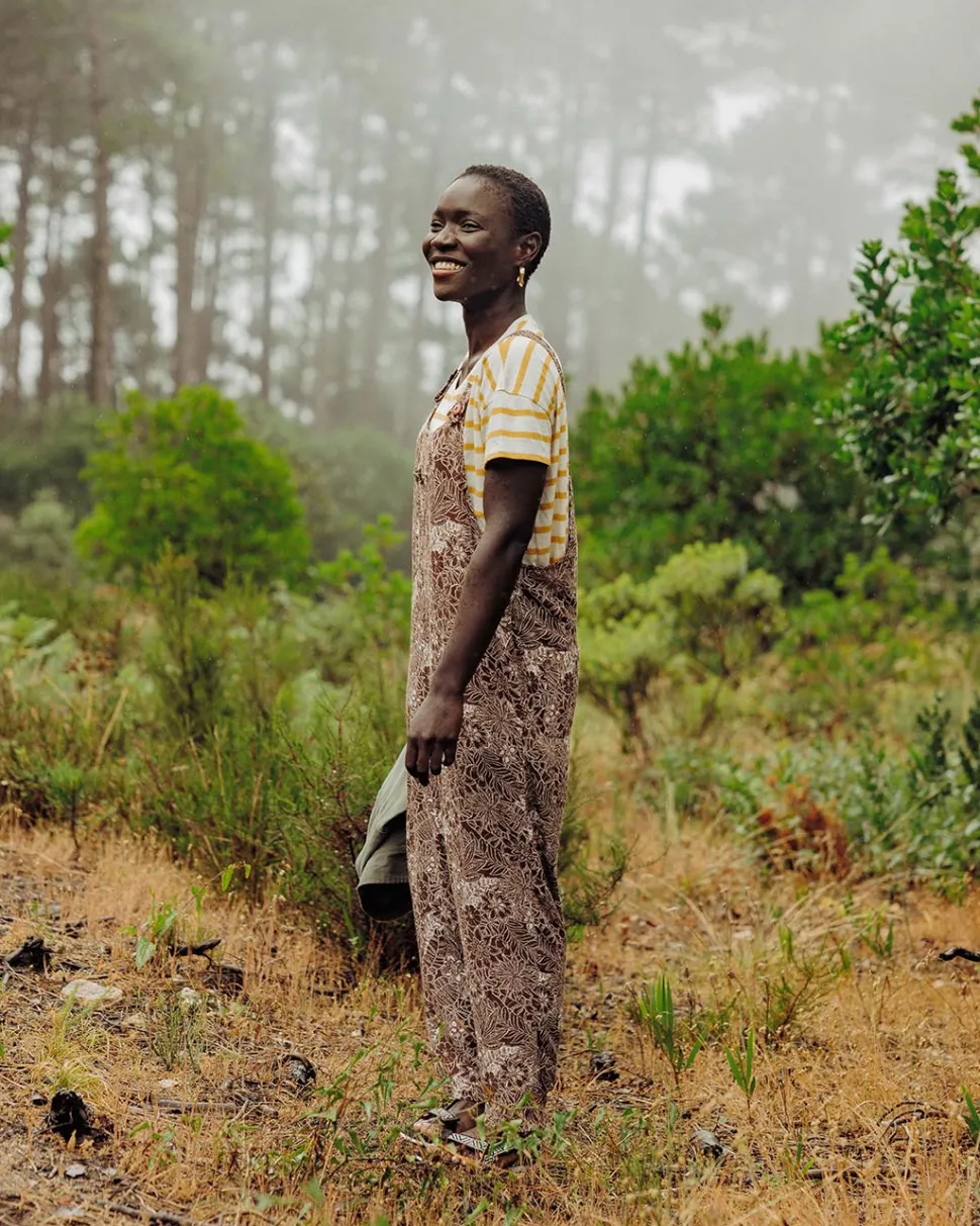 Shop Passenger Serenity Dungarees Chestnut Floral Pattern