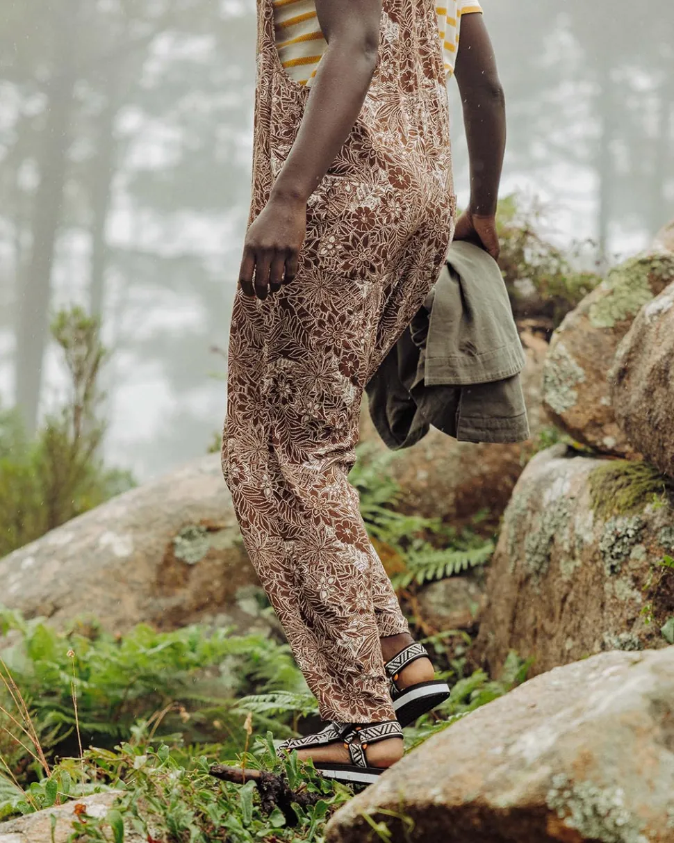 Shop Passenger Serenity Dungarees Chestnut Floral Pattern