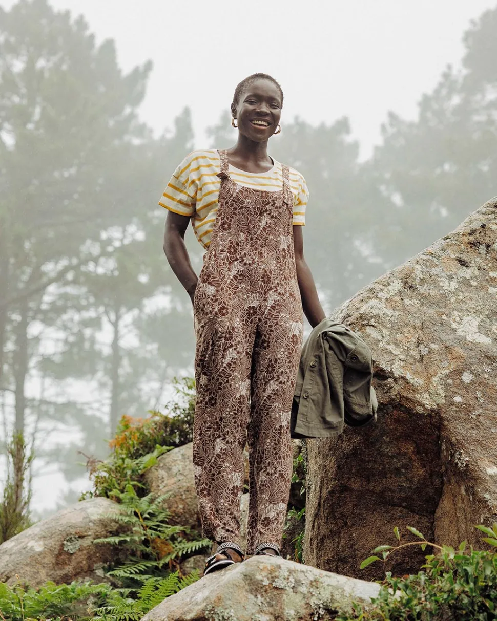 Shop Passenger Serenity Dungarees Chestnut Floral Pattern