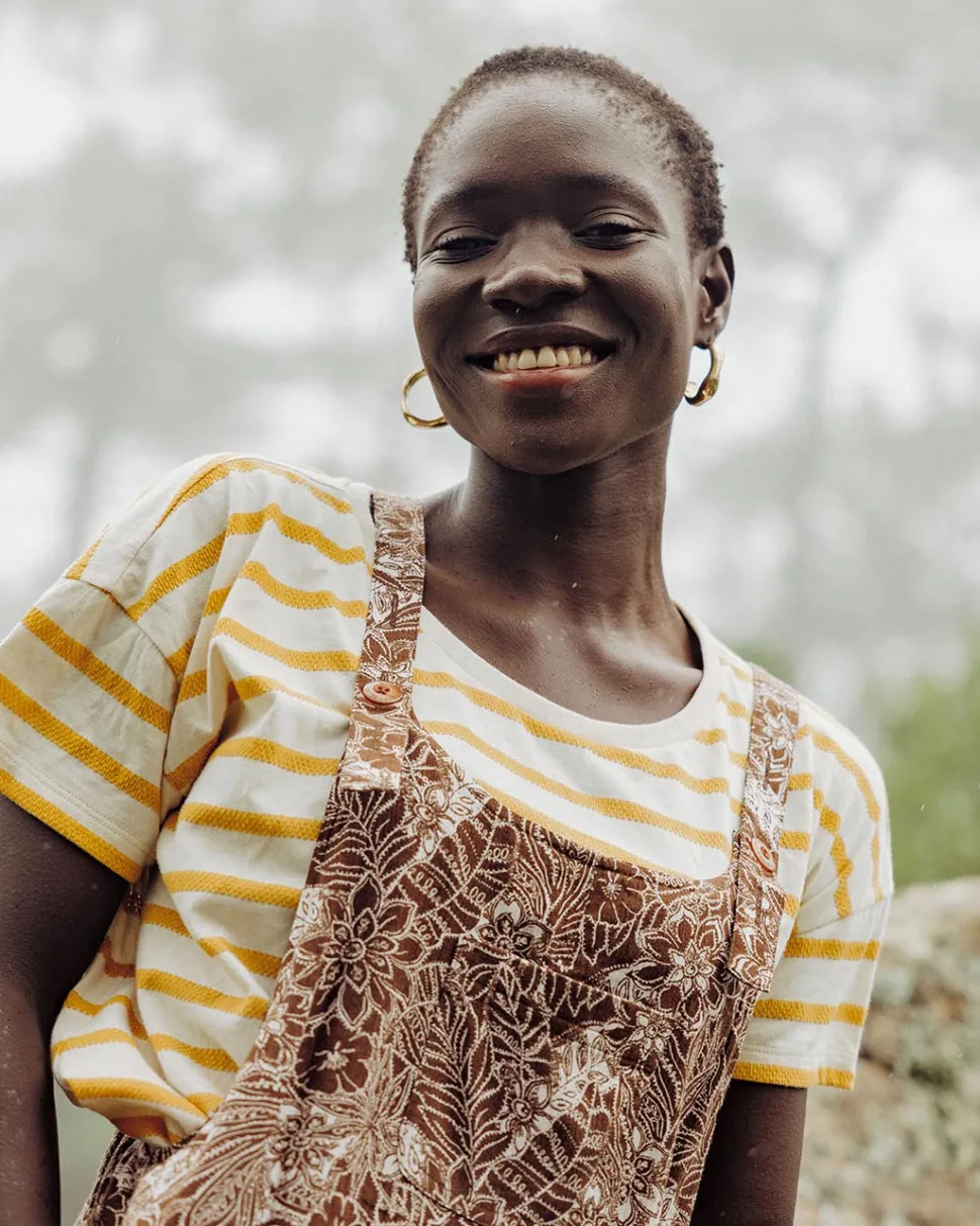 Shop Passenger Serenity Dungarees Chestnut Floral Pattern