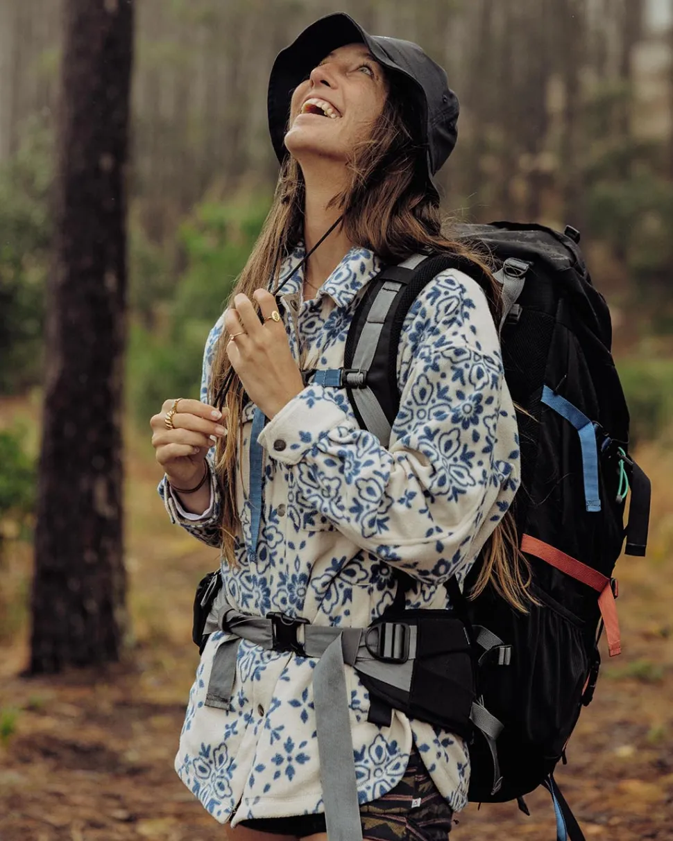 New Floris van Bommel Shaded Organic Bucket Hat Black