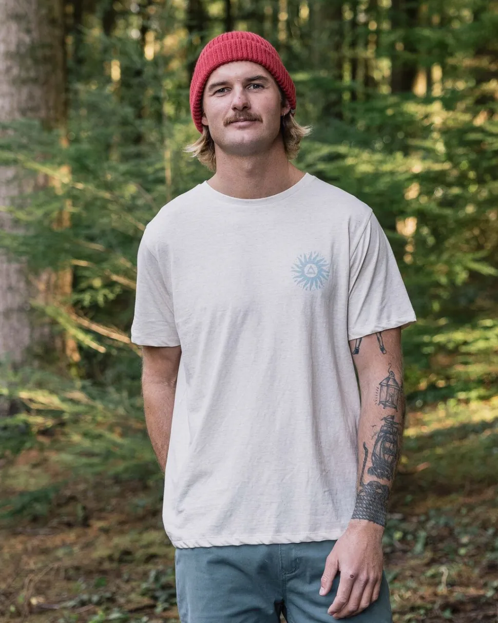 Best Passenger Shine Organic Cotton T-Shirt Milky Marl