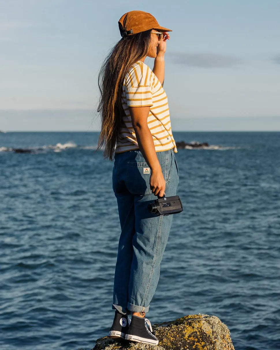 Hot Passenger Skye Stripe T-Shirt Honey