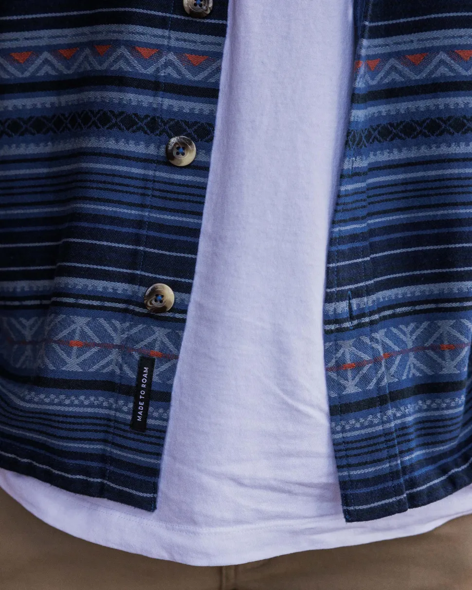 Fashion Passenger Slowdown Heavyweight Overshirt Dark Denim