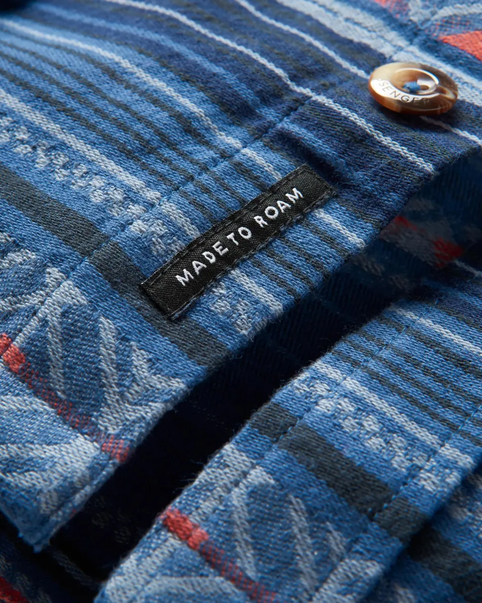 Fashion Passenger Slowdown Heavyweight Overshirt Dark Denim