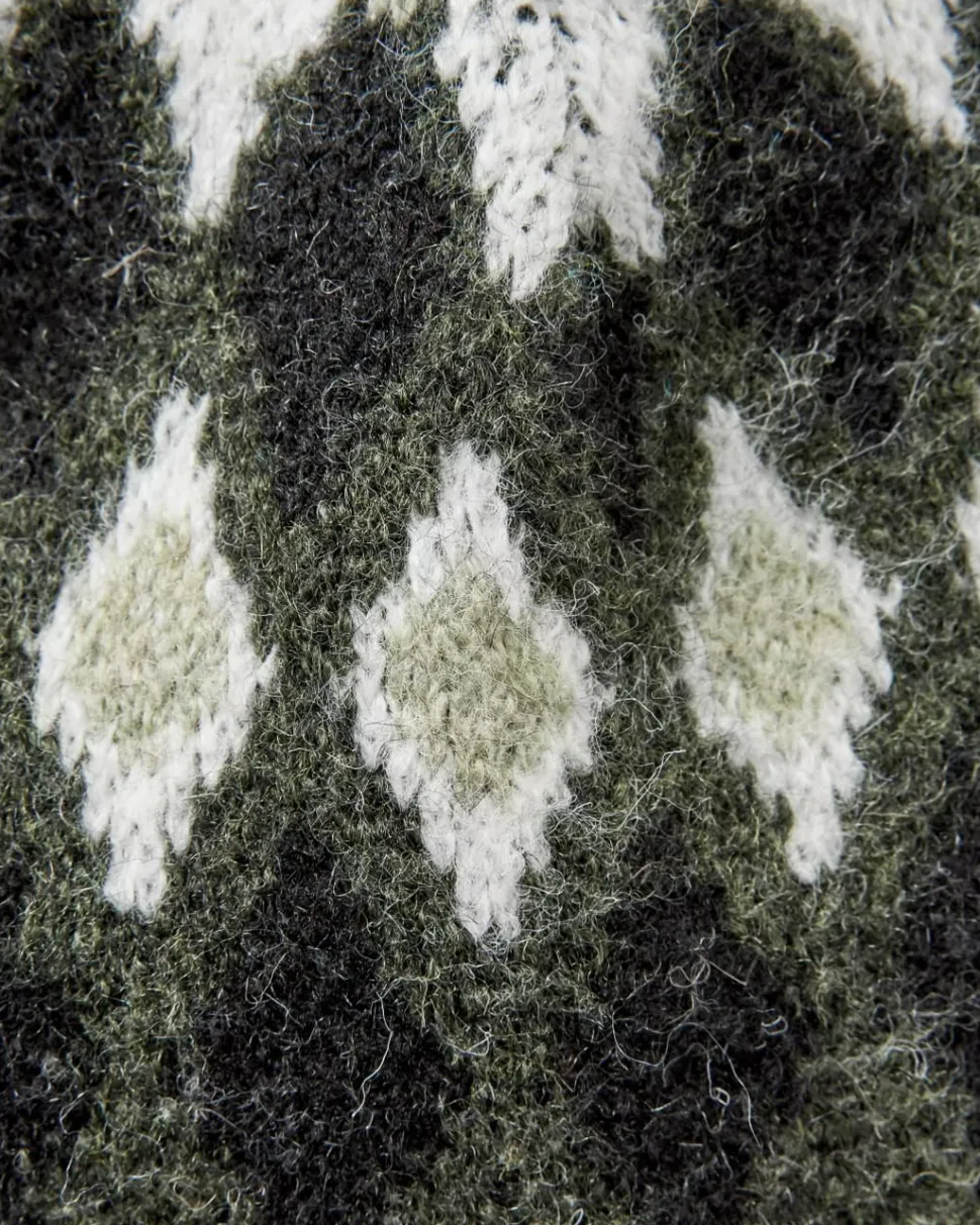 Cheap Passenger Snowdrop Recycled Bobble Hat Khaki