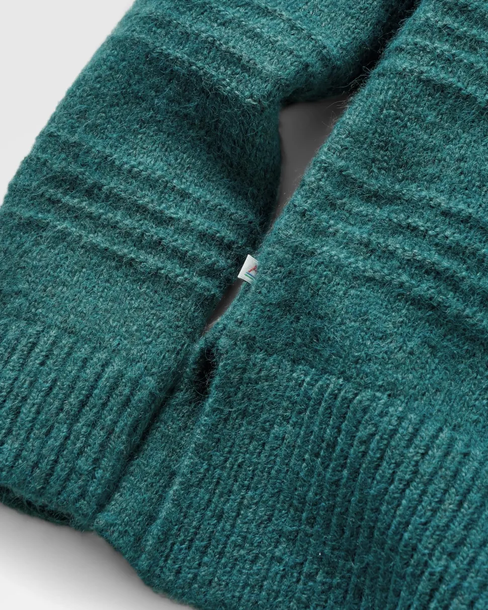 Cheap Passenger Snug Recycled Polo Neck Knitted Jumper Mediterranean