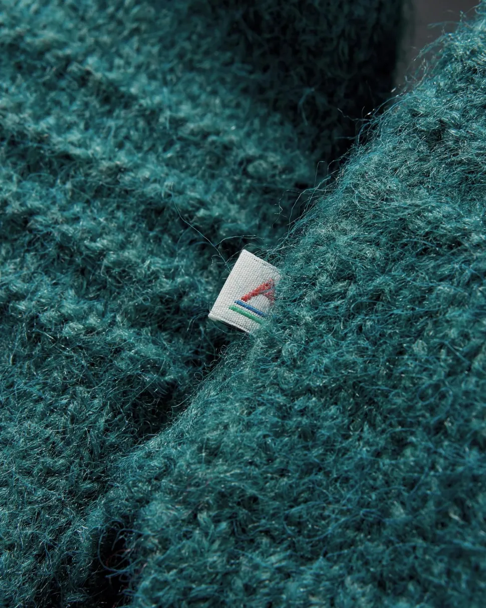 Cheap Passenger Snug Recycled Polo Neck Knitted Jumper Mediterranean