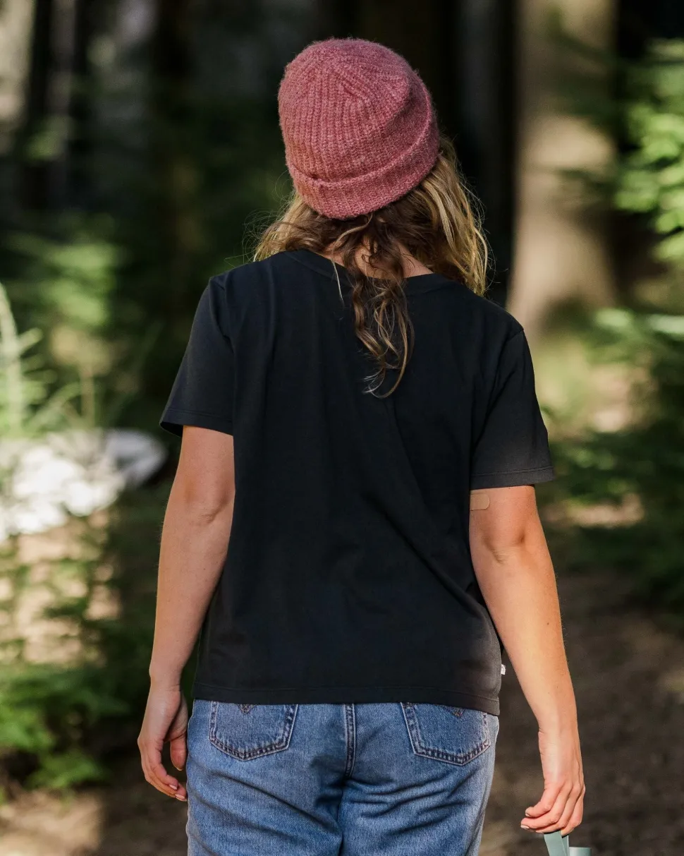 Outlet Passenger Solitude Recycled Cotton Oversized T-Shirt Black