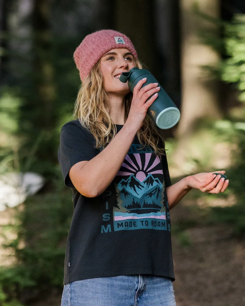 Outlet Passenger Solitude Recycled Cotton Oversized T-Shirt Black