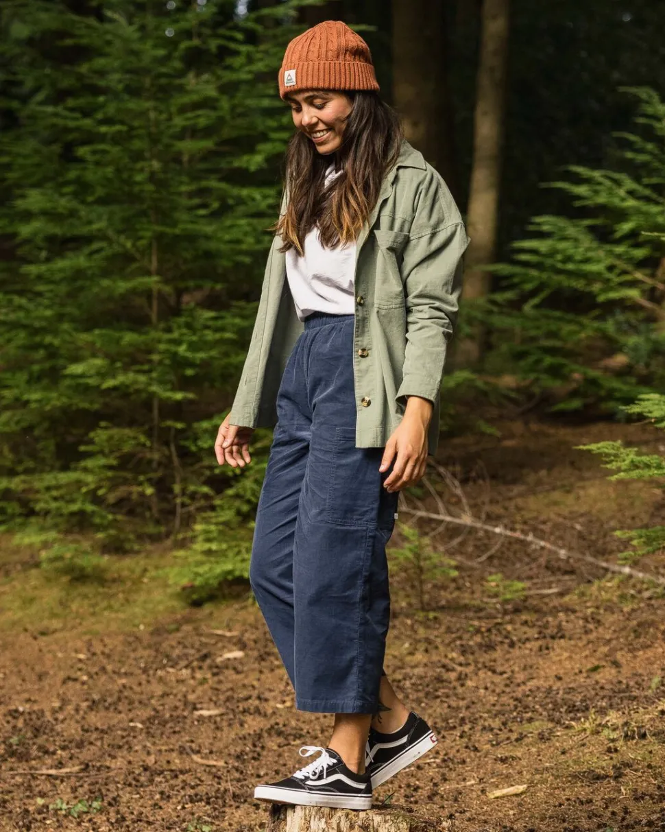 Best Sale Passenger Someday Cord Trouser Dark Denim