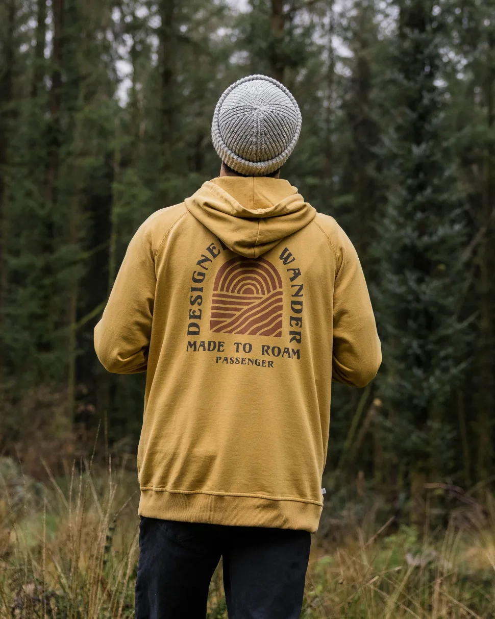 Best Sale Passenger Sundown Recycled Cotton Hoodie Mustard Gold