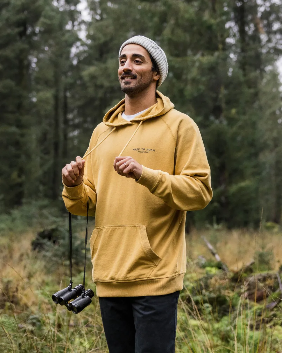 Best Sale Passenger Sundown Recycled Cotton Hoodie Mustard Gold