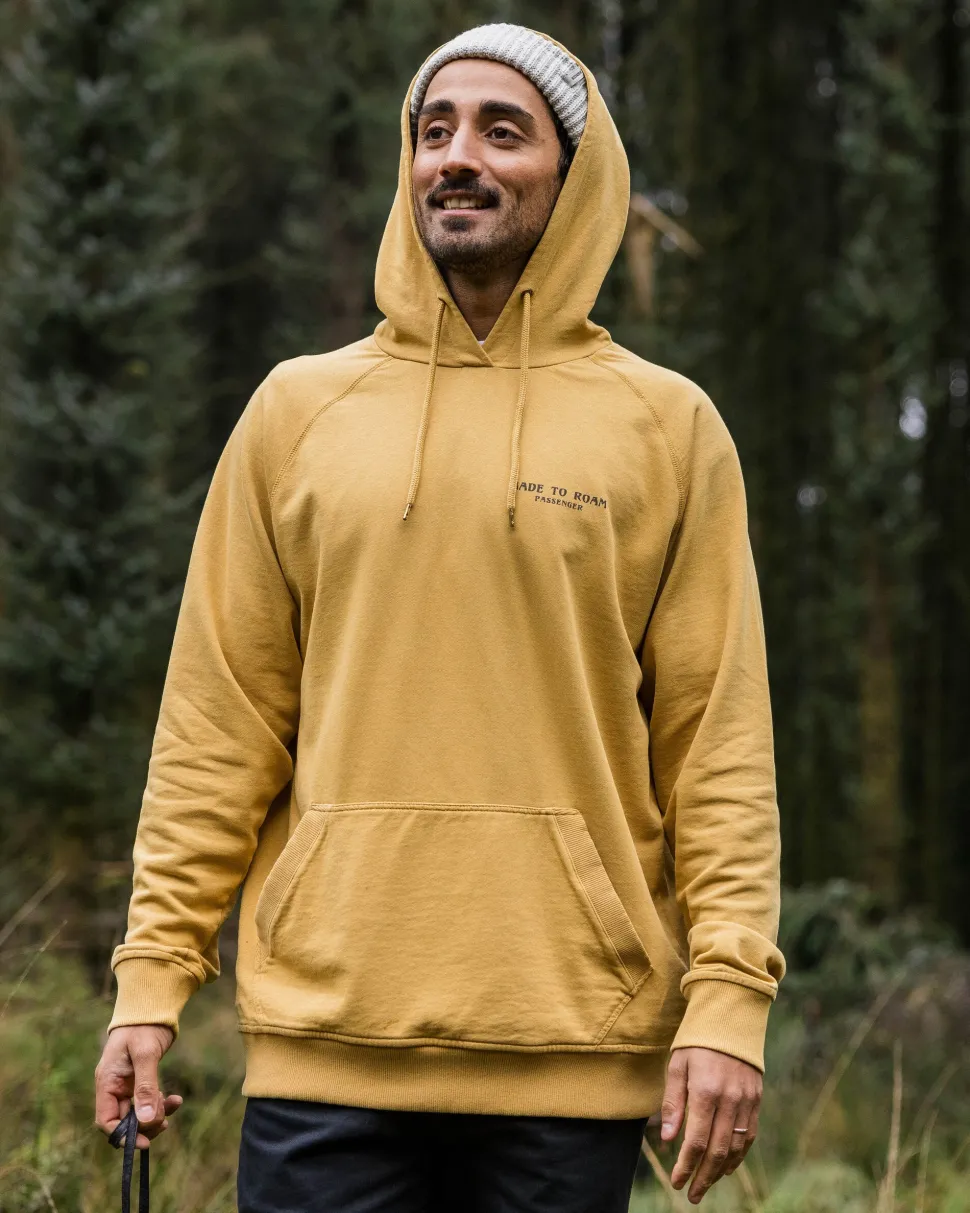 Best Sale Passenger Sundown Recycled Cotton Hoodie Mustard Gold