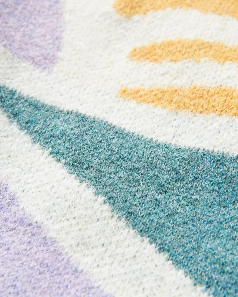 Store Passenger Sunsets Recycled Knitted Jumper Marshmallow