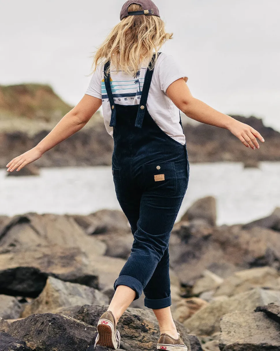 Best Passenger Tiaga Cord Dungarees Deep Navy