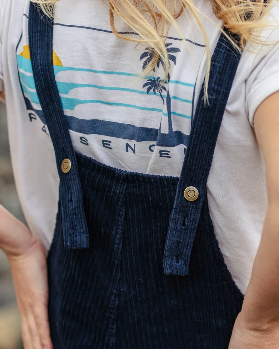 Best Passenger Tiaga Cord Dungarees Deep Navy