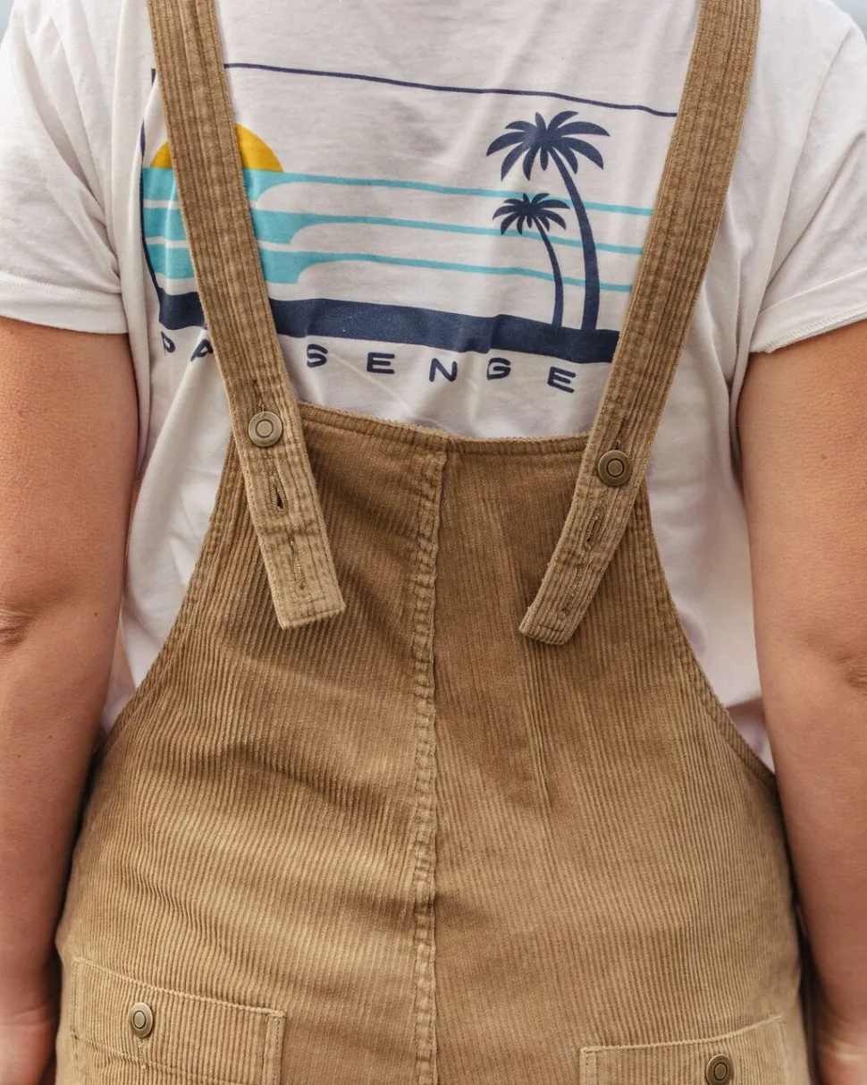 Store Passenger Tiaga Cord Dungarees Biscuit