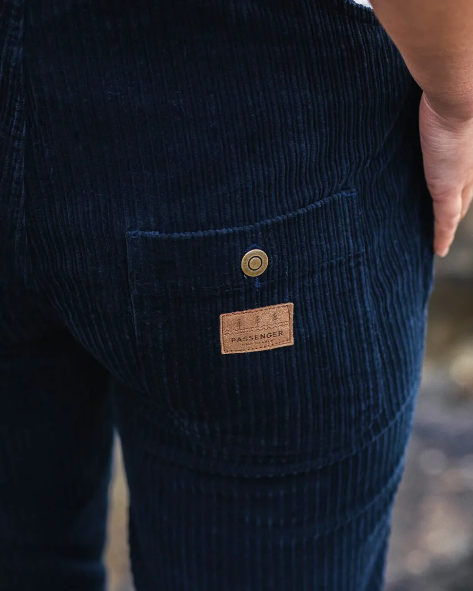 Best Passenger Tiaga Cord Dungarees Deep Navy