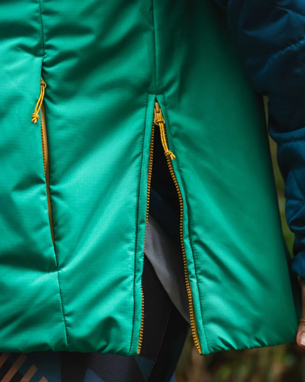 Online Passenger Trace Recycled Thermore® Insulated Jacket Corsair Blue/ Jungle Green