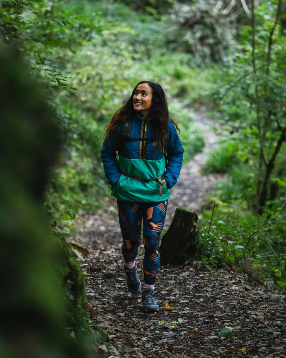 Online Passenger Trace Recycled Thermore® Insulated Jacket Corsair Blue/ Jungle Green