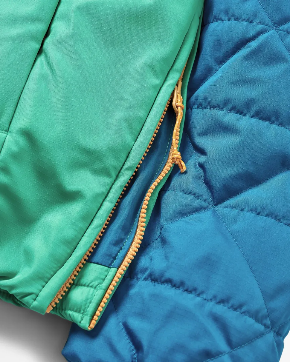 Online Passenger Trace Recycled Thermore® Insulated Jacket Corsair Blue/ Jungle Green