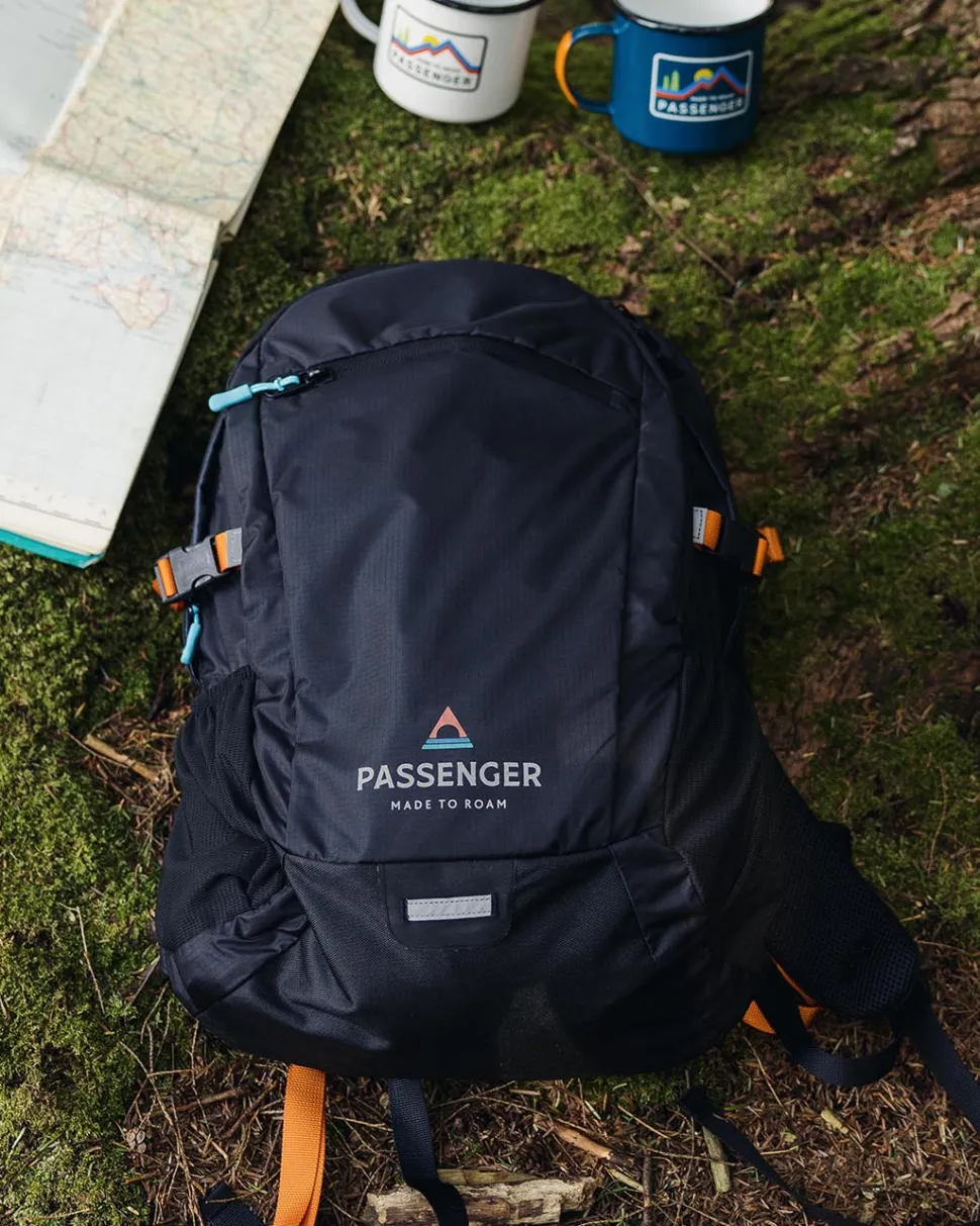 Discount Passenger Track Recycled 20L Backpack Black