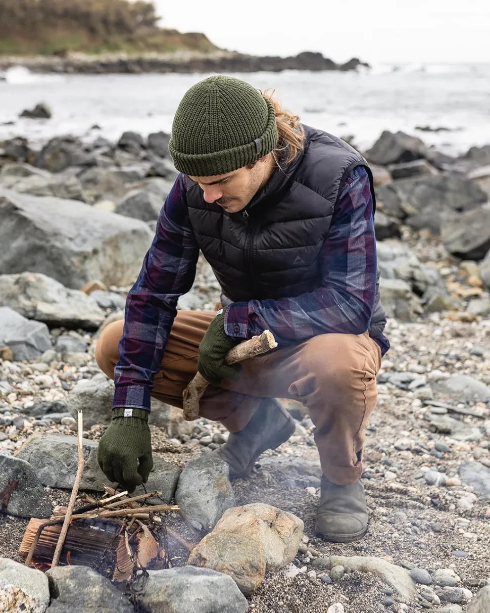 Cheap Passenger Travel Insulated Vest True Black