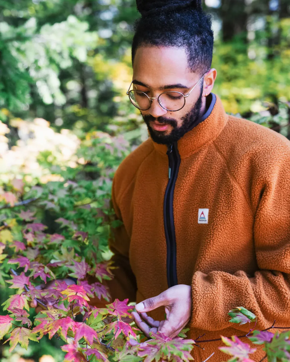 Clearance Passenger Tripper 2.0 Full Zip Recycled Sherpa Fleece Glazed Ginger