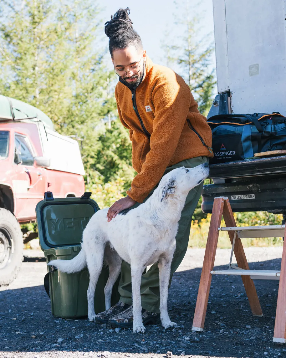 Clearance Passenger Tripper 2.0 Full Zip Recycled Sherpa Fleece Glazed Ginger